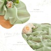 10 Feet Sage Green Chiffon Table Runner 2 Pieces 27x120
