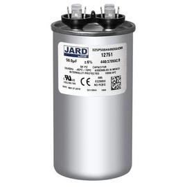 50 uF x 370 or 440 VAC Round Run Capacitor by # 12751