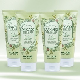 NEW Elclair Face + Body Peeling Gel Season 2 4-Piece Set #Scrub #Exfoliation #0.00SkinIrritation #ClinicallyProven - 4 Lavenders / NEW 엘클레어 페이스+바디 필링젤 시즌2 4개세트 #스크럽#각질제거#피부저자극0.00#임상완료 - 라벤더4개