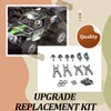 AIXXCUVQ RC Car Aluminium Alloy Steering Knuckles Kit for 1/18