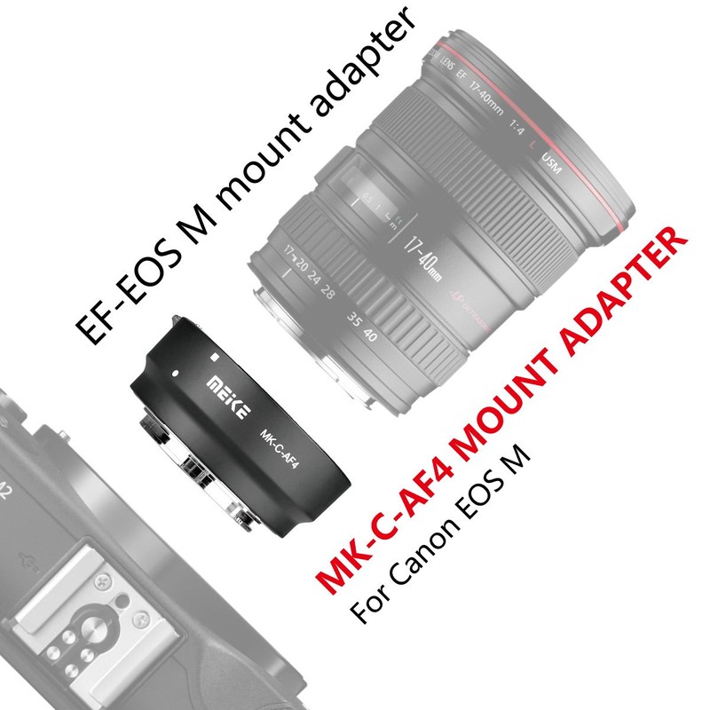 Meike MK-C-AF4 Adapter for Canon EF EF-S Lens Mount to