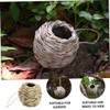 KONTONTY Weather Resistant Hummingbird Bird House Nest Natural Grass Bird