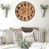 EMAX HOME Large Old Town Farmhouse Wall Clock 20 Inches