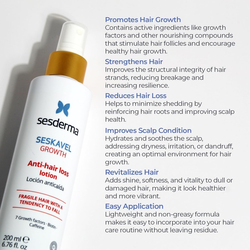 Sesderma SESKAVEL GROWTH Anti Hair Loss Lotion, Hair Loss Solution