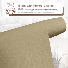 KING MOUNTAIN Leather Repair Patch,12 x 60 Inches self Adhesive Leather Repair Tape for Damaged Leather Furniture, Sofa Seating,Car Seats, Leather Goods（Medium Beige）