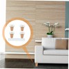 SEWACC 4 Sets Solid Wood Furniture Legs of Tapered Replacement