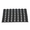 8pcs Front Bumper Scrape Guard Set Rubber Black Universal Bumper