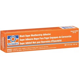 Permatex Black Super Weatherstrip Adhesive 5oz For Cut Gaskets Door Moldings