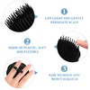 Frcolor Shampoo Brush Scalp Shower Massage Comb Pack of 4