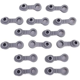 10Pcs Grey Silicone Sealing Bottle Straw Hole Grommets Stopper Lids Straw Plug Replacement 20/30Oz Thermos Cup, Wine Stoppers, Wine Stoppers and Pourers