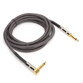 JORINDO Electric Guitar Amp Cord 6.35mm 1/4in Audio Cable for Musical Instruments 3 m / 9.8ftJD6212