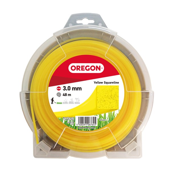 Oregon Yellow Square Strimmer Line Wire for Grass Trimmers and