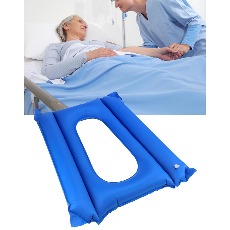 QWORK® Bedridden Inflatable Cushion, Pressure Sore Cushion, Bed Sore Cushion,