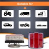 yuksood Magnetic Trailer Lights Kit,IP68 Waterproof,Durable, High Brightness, 7-Pin Plug,