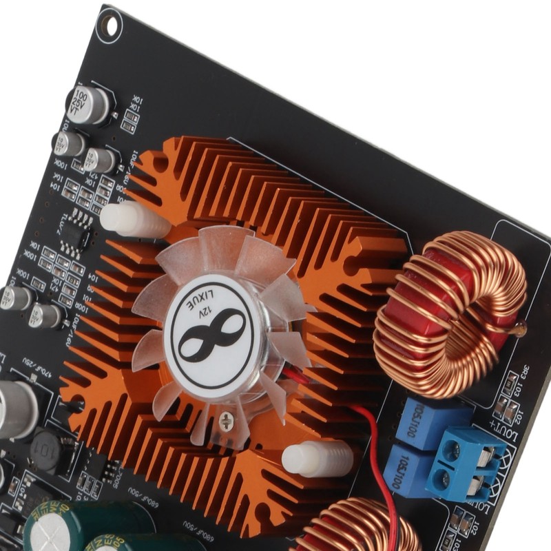 D‑Class Power Amplifier Board Double Core Digital Module 2x600W YJ‑TPA3255