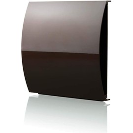 150mm Brown PVC Wall Vent Cover with Wind & Sound Baffle – External Air Vent for Fresh Air Intake, Draft Excluder for Extractor Fans & MVHR Heat Recovery Systems, Wall-Mounted Air Ventilation