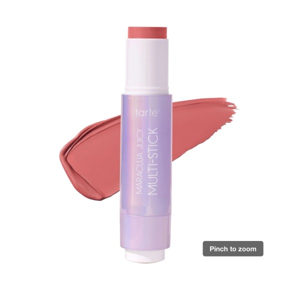 tarte maracuja multi-stick cream blush stick & lip tint, tutu,