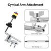 RANMING Hi-hat Cymbal Clamp Cymbal Stand Arm for Drum Set