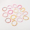 ZZ ZINFANDEL 5Pcs Surfer Beaded Stackable Bracelets for Women Stretch