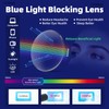 Autojouls Nearsighted Glasses Distance Blue Light Blocking Spring Hinge Glasses