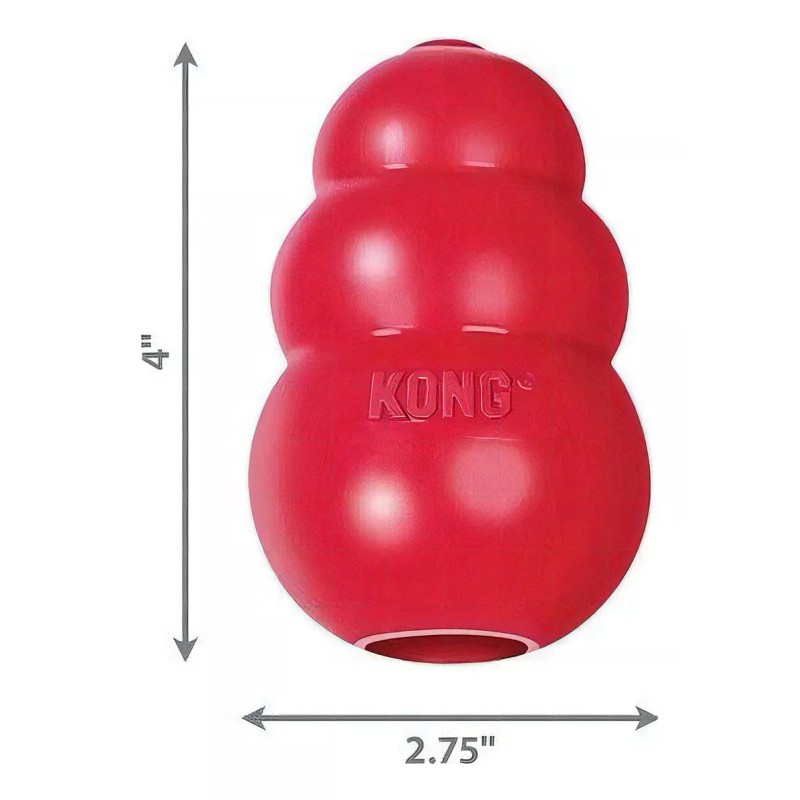 Kong Extreme Juguete Resistente Rellenable L Perro Grande Color Negro