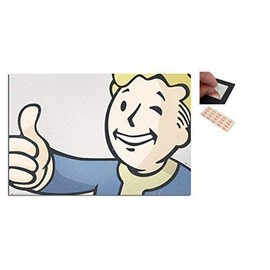 Bundle - 2 Items - Fallout 4 Vault Boy Poster - 91.5 x 61cms (36 x 24 Inches) and a Set of 4 Repositionable Adhesive Pads For Easy Wall Fixing