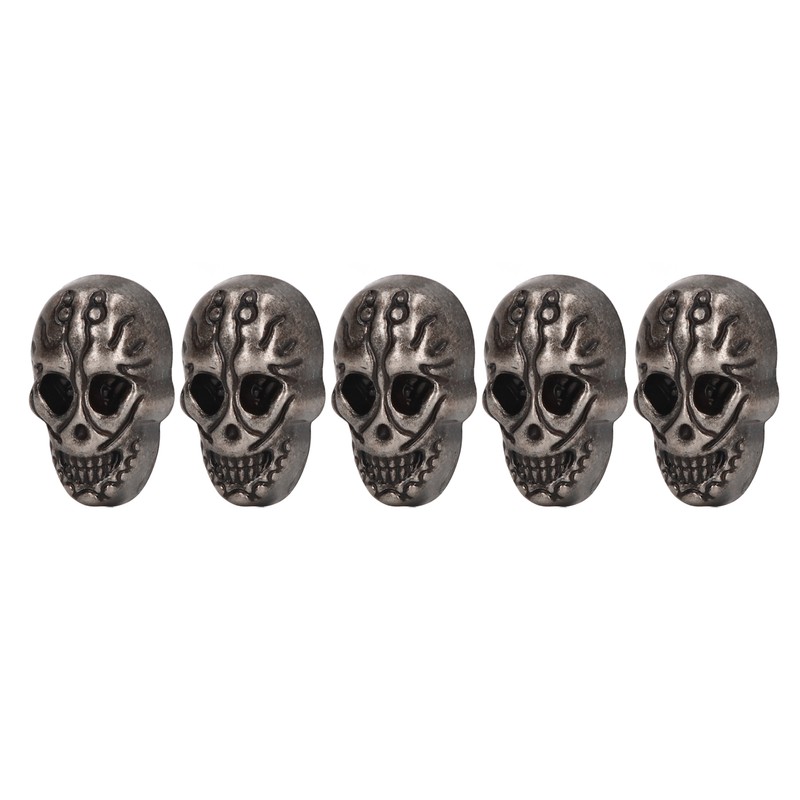 50sets Skull Rivets Single 25x16mm DIY Ghost Head Punk Style