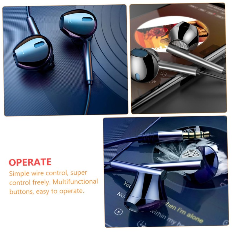 KONTONTY 1pc Gaming Earphone with Microphone Heavy Bass in Ear