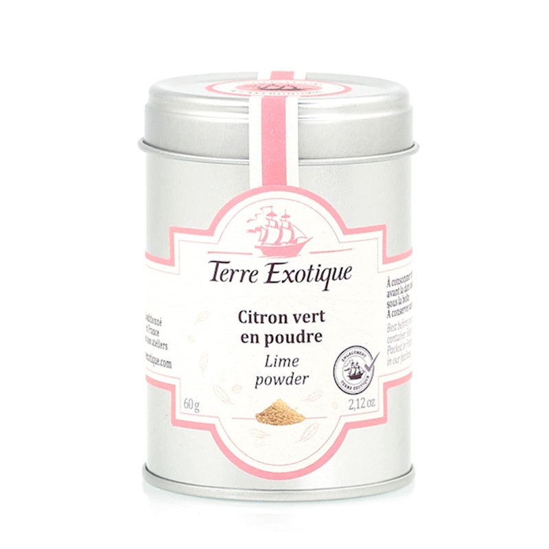 Terre exotique Tail Exotic Lime Powder Bio 60g Fruit Powder