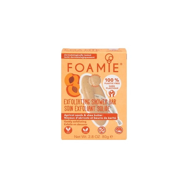 Foamie Exfoliating Body Bar with Apricot Seeds & Shea Butter 80G
