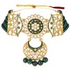 I Jewels Gold Plated Indian Wedding Bollywood Kundan Studded Pearl
