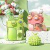 Kawaii Water Bottle Fashion Plastic Double Drinking Water Bottle with