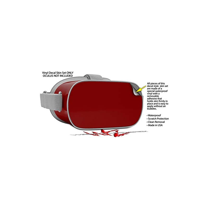 Decal Style Skin Wrap Compatible with Oculus Go Headset -