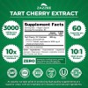 Zazzee Tart Cherry 10:1 Extract, 3000 mg Strength, 60 Vegan