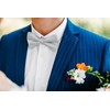 Enlision Men's Bow Tie with Pocket Square - Bow Ties