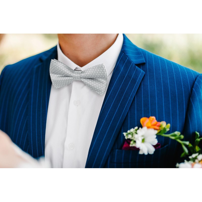 Enlision Men's Bow Tie with Pocket Square - Bow Ties