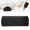 Half Moon Pillow Black Ankle Knee Neck Lumbar Support Cushion