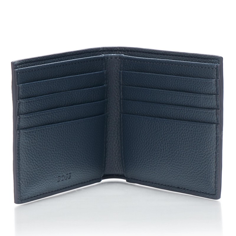 BOSS Men's Ray Bifold 8 Cc Holder Wallet, Northern Blue,