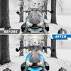 LDETXY Adjustable Windshield for Can-Am Ryker, Front Vented Translucent Clear