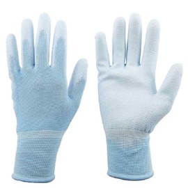 Uniworld 1510-10P Urethane Backless Gloves, Soft Fit, 10 Pairs, Blue, S