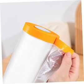 Outanaya Weatherproof Window Insulation Film for Winter Insulation Kit for Large Windows Easy to Apply Positioning Tape