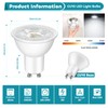Morotty GU10 LED Spotlight Bulbs, GU10 LED Bulbs 5W,500LM,50W Equivalent,Cool