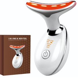 Keep it Smile – Face and Neck Tool, A Gentle Beauty Tool Designed for Daily use and self-Care, Facial Roller, (White)