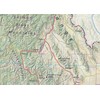 Idaho State Physical Map - 16.5 x 26.9 Inches -