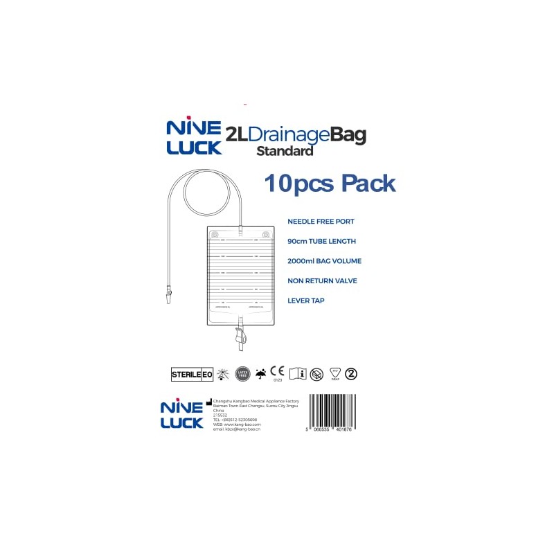 E&E Medical Supplies Ltd. 10pcs Box of Nine Luck Urine