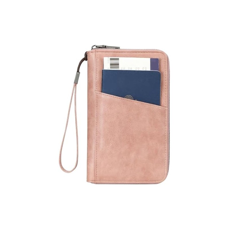 Lumbor37 Porta Pasaporte, RFID para Pasaporte Familiar, Organizador de Documentos