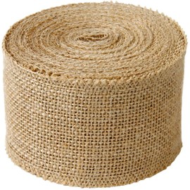 Home·FSN 3" Wide Burlap Fabric Craft Ribbon 10 Yards for Parties, Thanksgiving, Christmas, Holidays (3 inch 2 Pack)