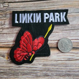 Linkin Park 2000s Alternative Rock Y2k Butterfly Embroidered Iron On Patch