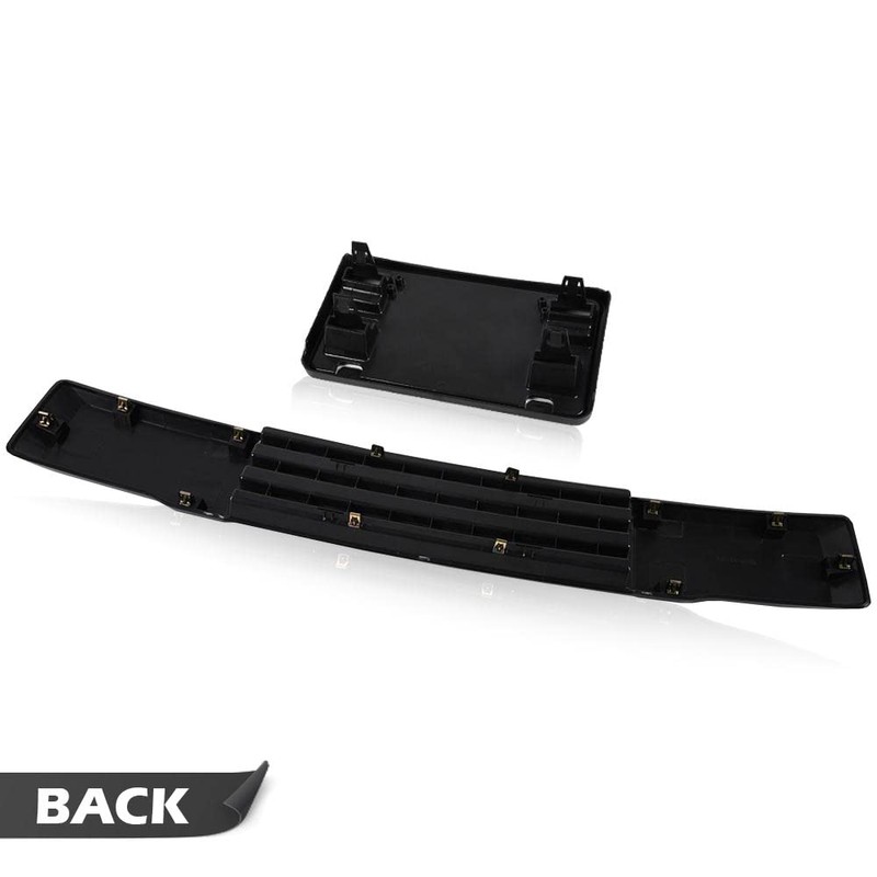 GRAND ORANGE Front Bumper Grille Trim Panel & License Plate