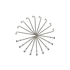 37 Pieces Spokes 292 mm spokes Silver Nirosta 2 mm Brass Nipple